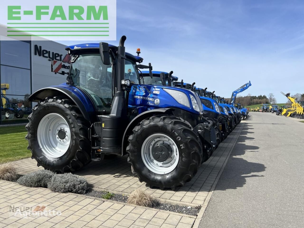 t7.300 blue power tekerlekli traktör
